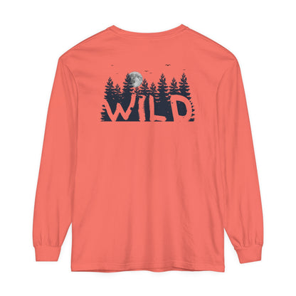 Adult Long Sleeve Tee Into The Wild