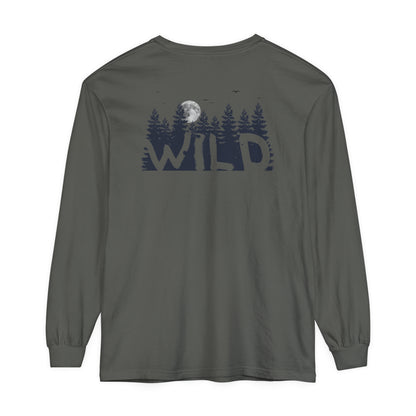 Adult Long Sleeve Tee Into The Wild