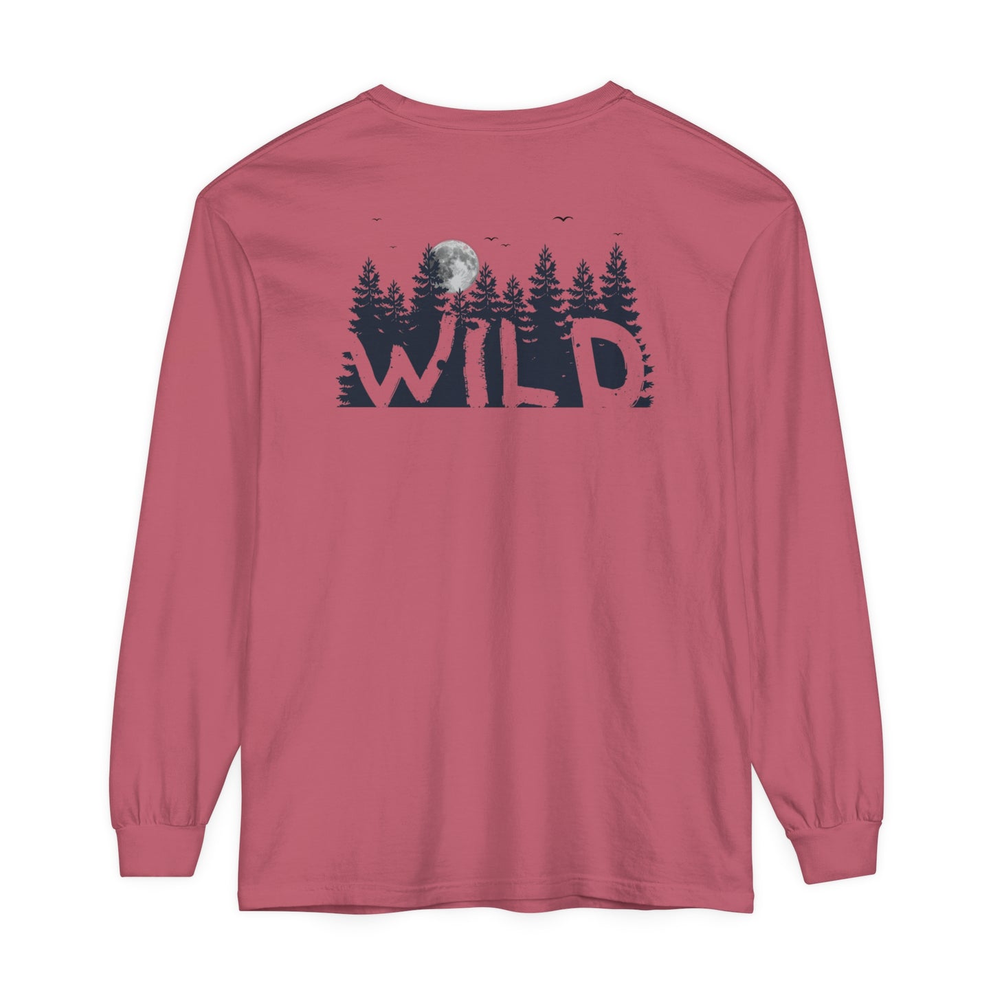 Adult Long Sleeve Tee Into The Wild