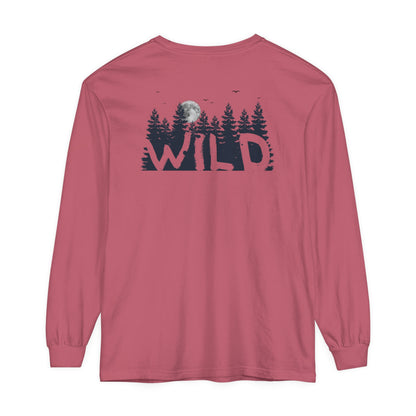 Adult Long Sleeve Tee Into The Wild