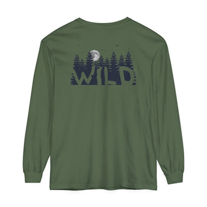 Adult Long Sleeve Tee Into The Wild