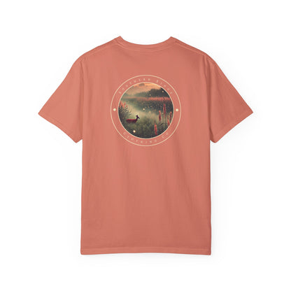 Adult Short Sleeve Tee Marshland Deer In Grassy Reeds