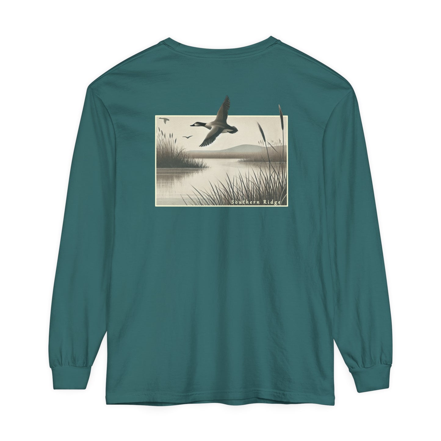 Adult Long Sleeve Tee Vintage Mallard