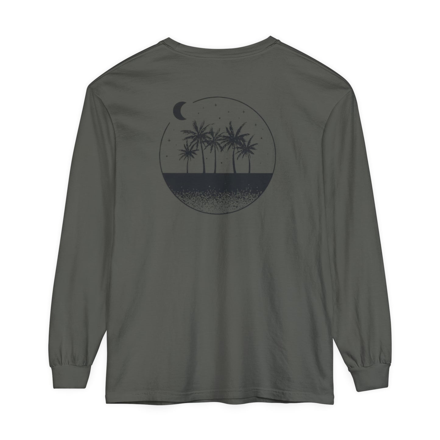 Adult Long Sleeve Tee Sand Moon Stars