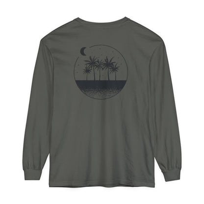 Adult Long Sleeve Tee Sand Moon Stars