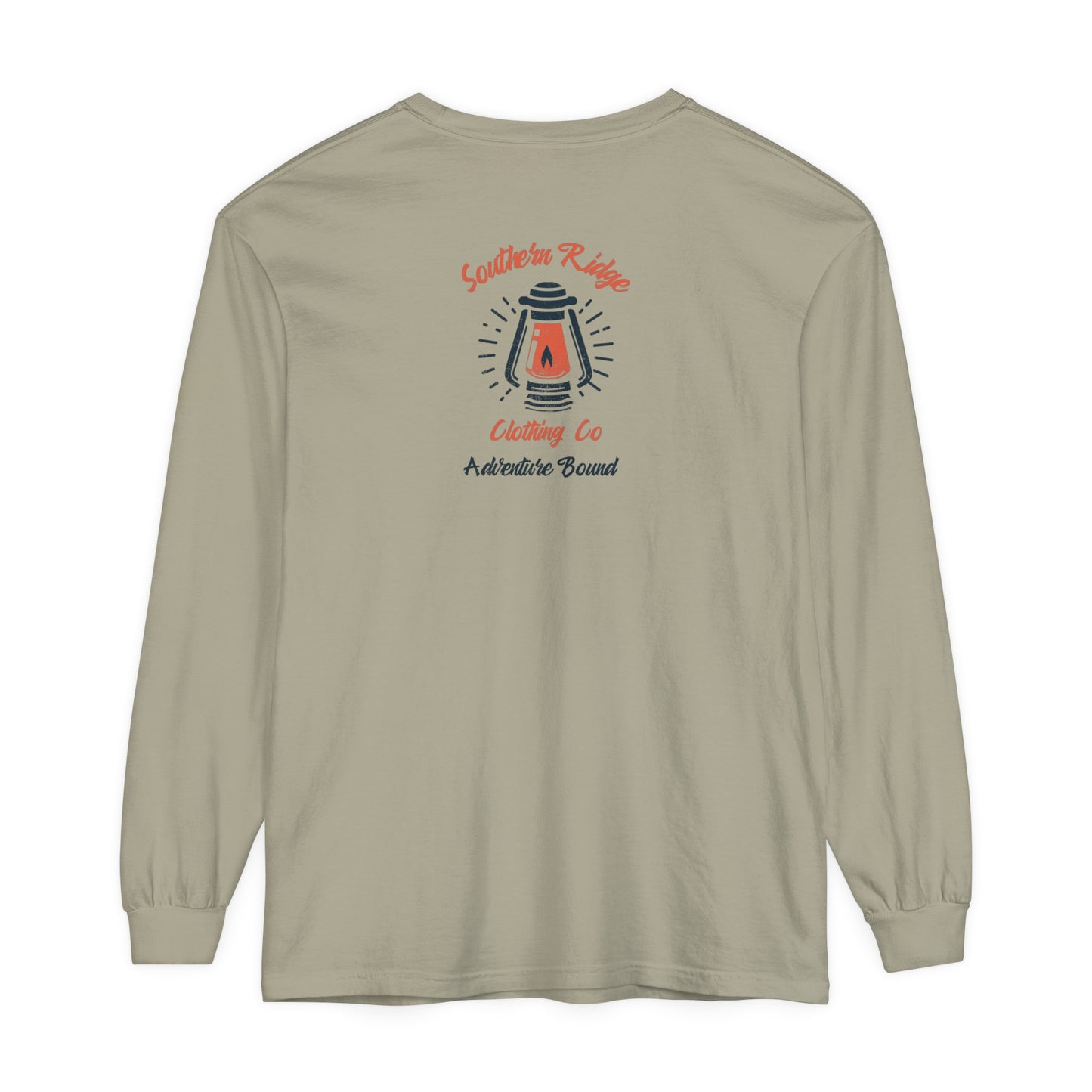 Adult Long Sleeve Tee Camping Lantern