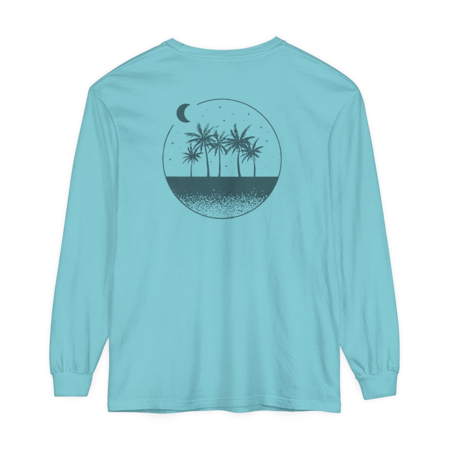 Adult Long Sleeve Tee Sand Moon Stars