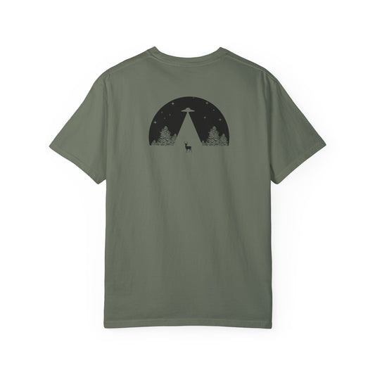 Adult Short Sleeve Tee UFO In The Woods Tee