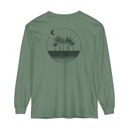 Adult Long Sleeve Tee Sand Moon Stars