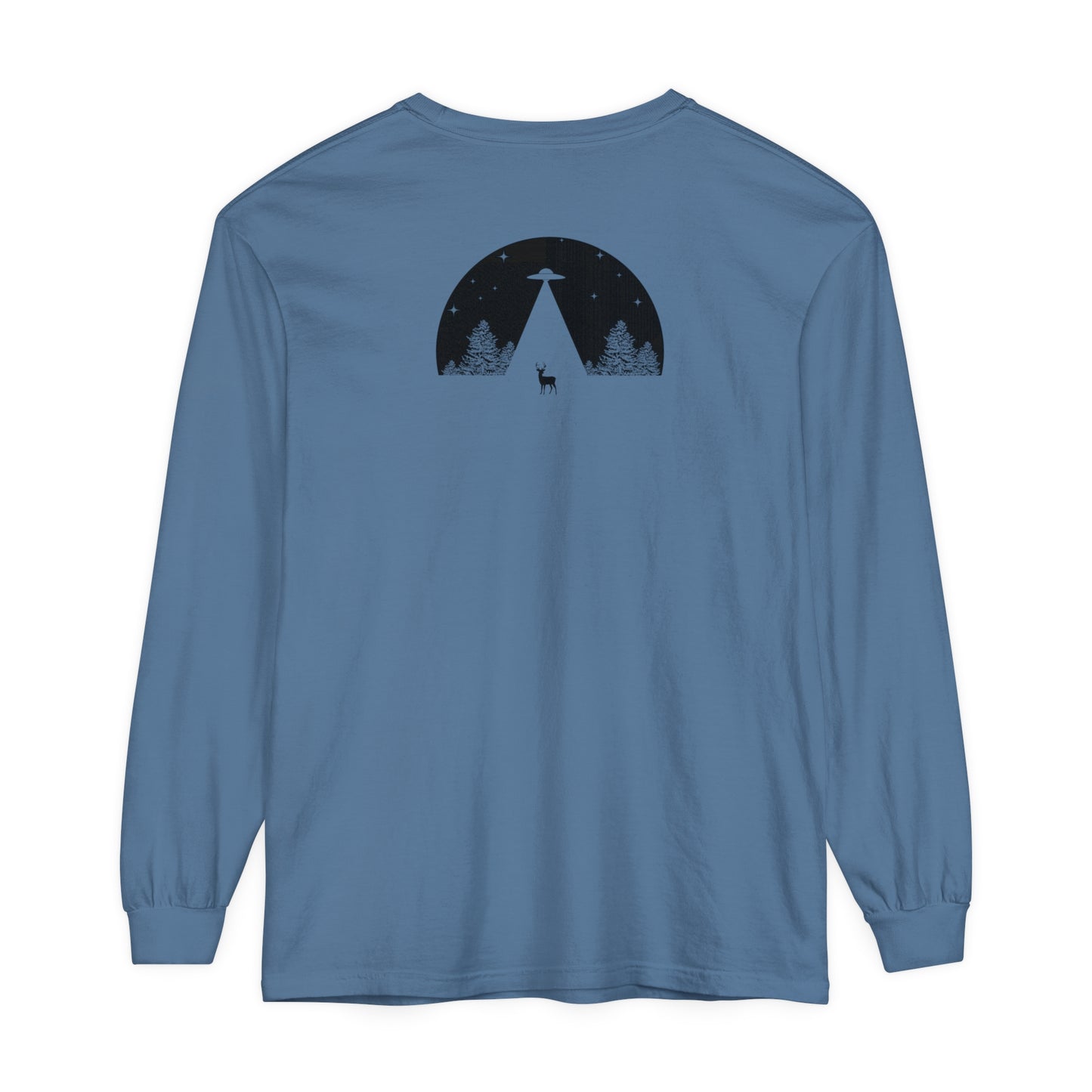 Adult Long Sleeve Tee UFO In The Woods Tee