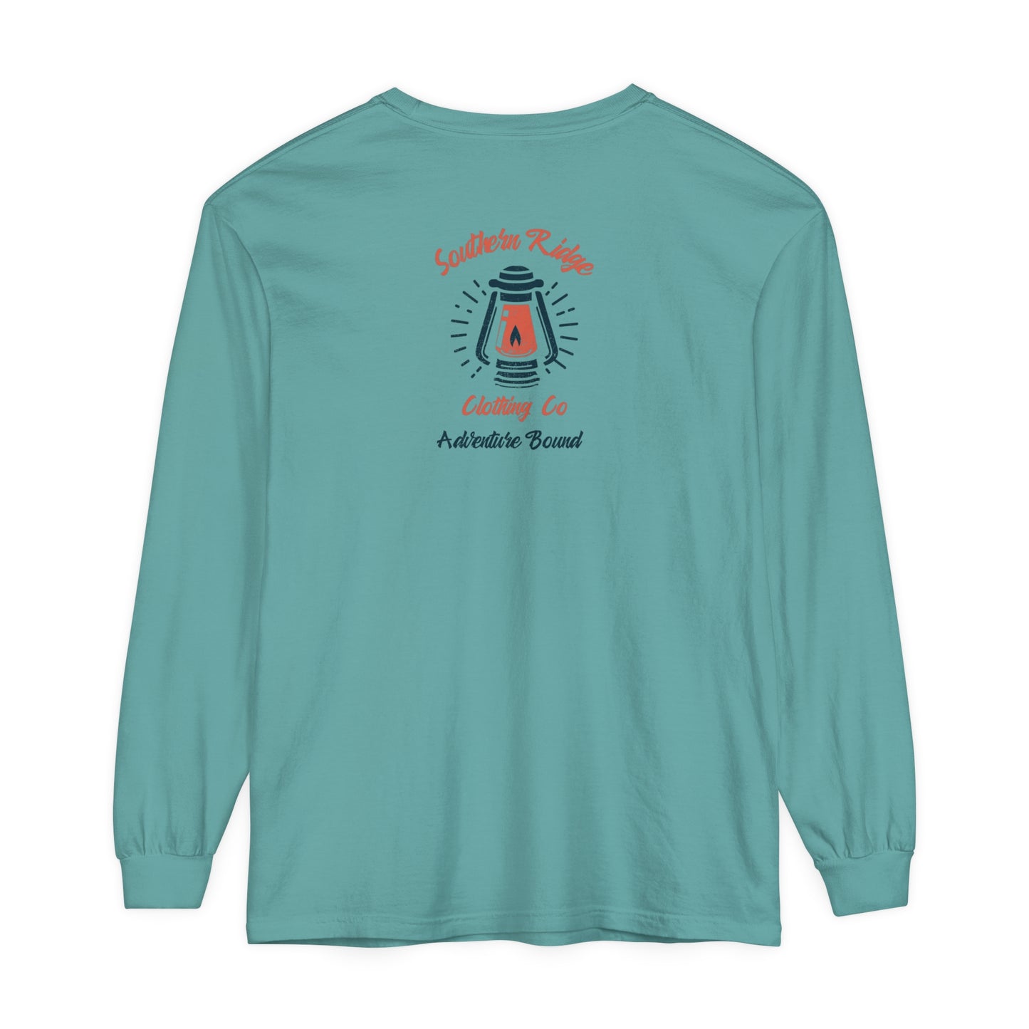 Adult Long Sleeve Tee Camping Lantern