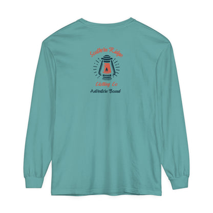 Adult Long Sleeve Tee Camping Lantern