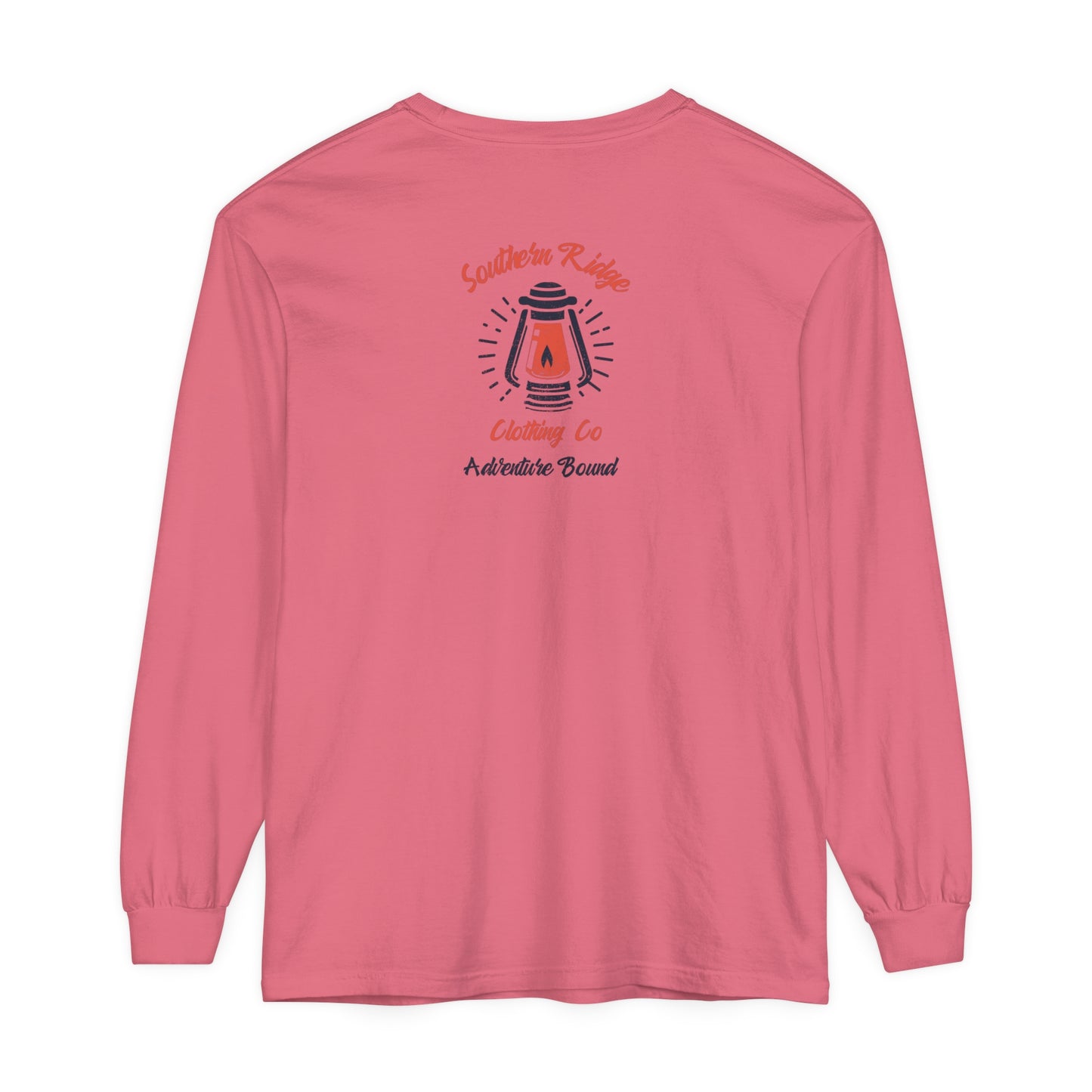 Adult Long Sleeve Tee Camping Lantern