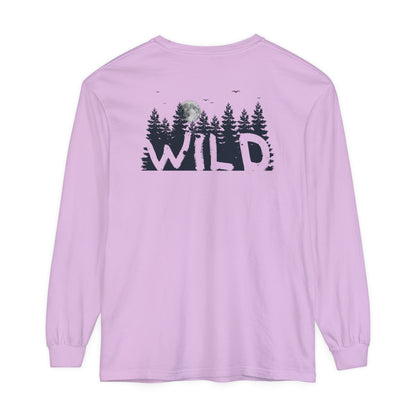 Adult Long Sleeve Tee Into The Wild