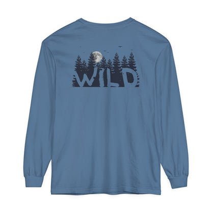 Adult Long Sleeve Tee Into The Wild